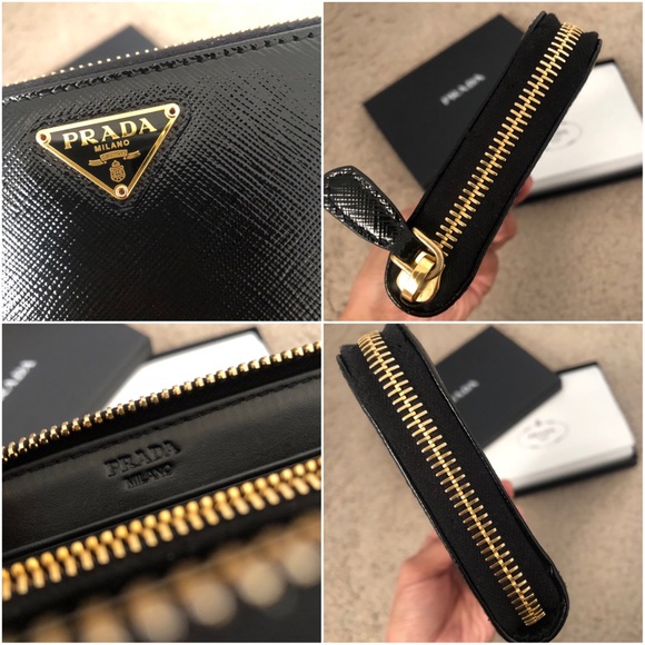 ⛔️SOLD⛔️ PRADA black leather wallet - Picture 8 of 8
